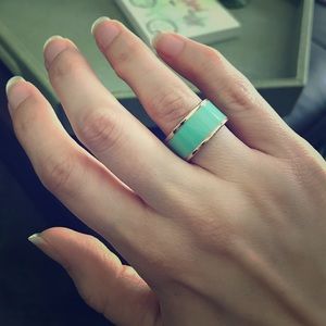 Mint and Gold Ring 💍